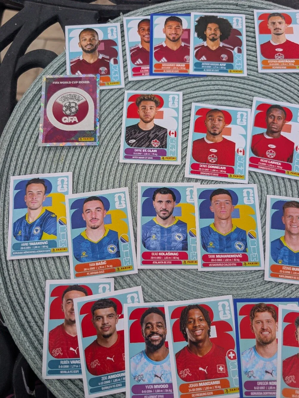 Panini World Cup 2026 Soccer Stickers Group B, Can, BIH, QAT, SUI, Lot  Stickers - Picture 4 of 4